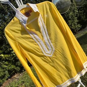 ☀️ Tory Burch Sunshine Tunic w/ White Trim ☀️